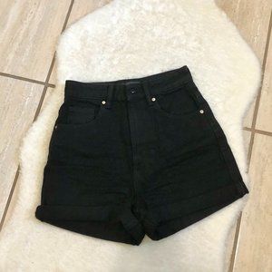 Zara Mom Fit Denim Shorts